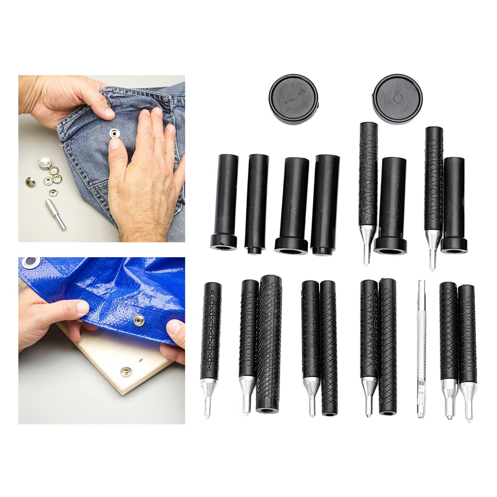 Heavy Duty Leather Puch Tool Snap Rivet Fastener Button Punch