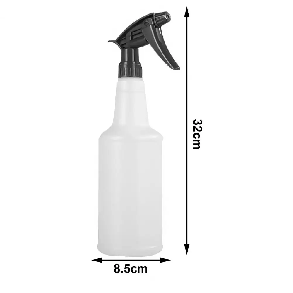 750ML Spray Bottle Durable Acid Resistant Lightweight Empty White Liquid Bottle for Car Washing best car polish