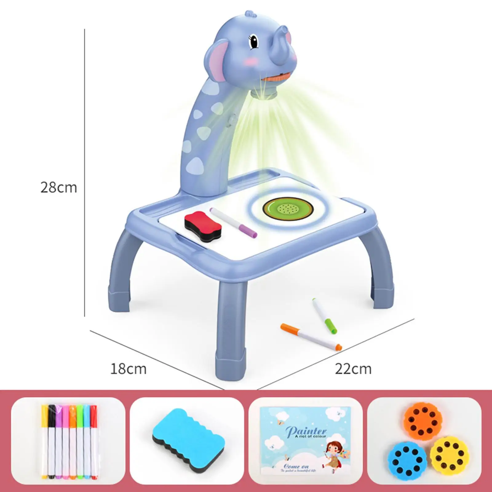 Children  Drawing Board Drawing Toy Educational Toy Doodle Board Table for Boys Girls