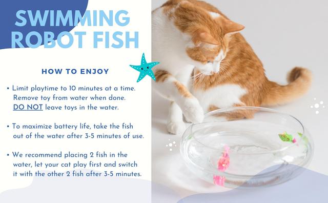 New Cat Interactive Electric Fish Water Toy for Indoor Play Swimming Robot Fish Toys for Cat Dog with LED Light Pet Bath Toys 32