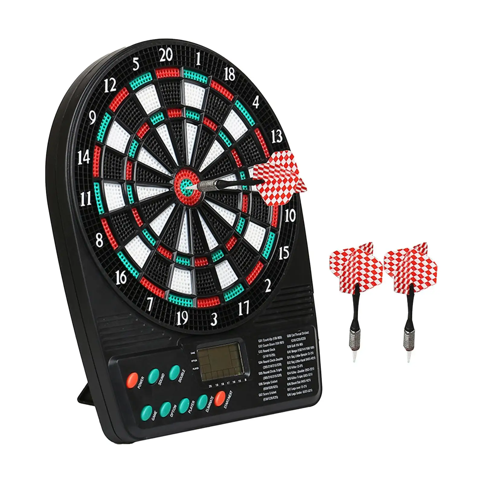 Electronic Dart Board Automatic Scoring Soft Dart Toss Game for Adults Electric Dartboard Set for Home Party Backyard Garden