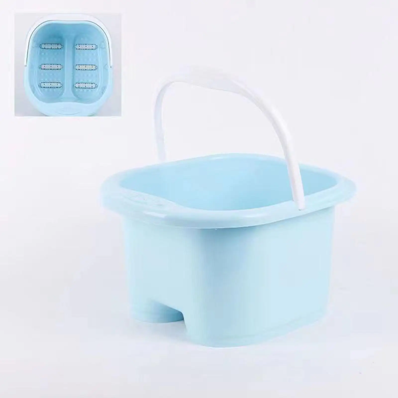 Foot Bath Basin, Foot Bath Bucket Large with Handle, Foot Massage Foot Soaking Tub, Foot Bath Soak Tub for Soaking Feet