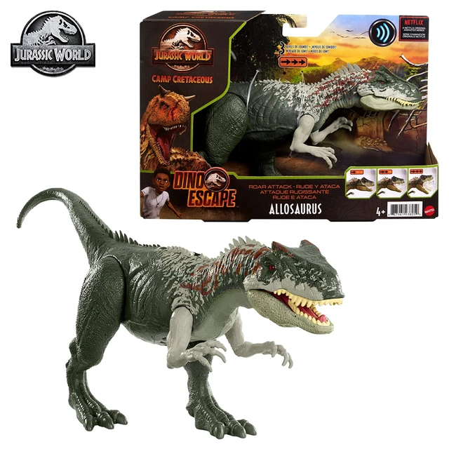 Jurássico mundo acampamento cretáceo rugido ataque ceratosaurus dinossauro  com greve sons ação brinquedo para crianças presente de aniversário gwd07