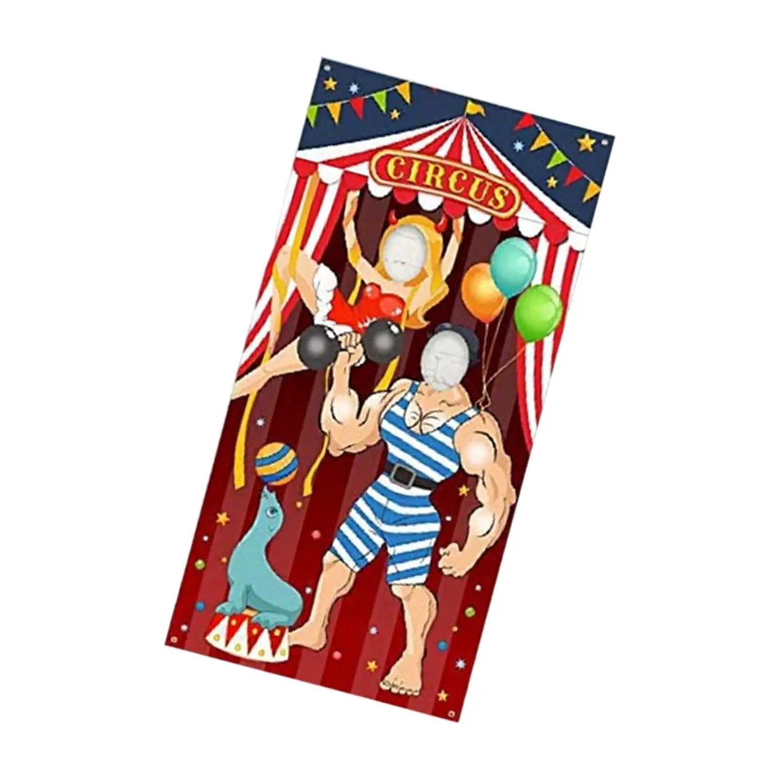 Hanging Throwing Game Banner Large Polyester Toss Game Banner for Background Party Decoration Adults Teens Kids Party Favors