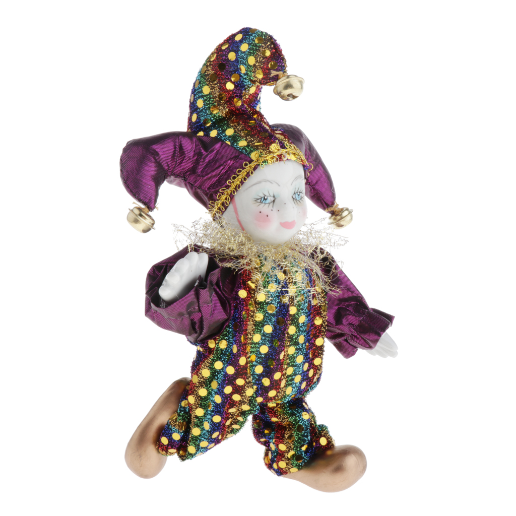 Italian Doll Porcelain  Clown Figures Artware Fit for Valentine Gift, for  Display Decor Ornaments