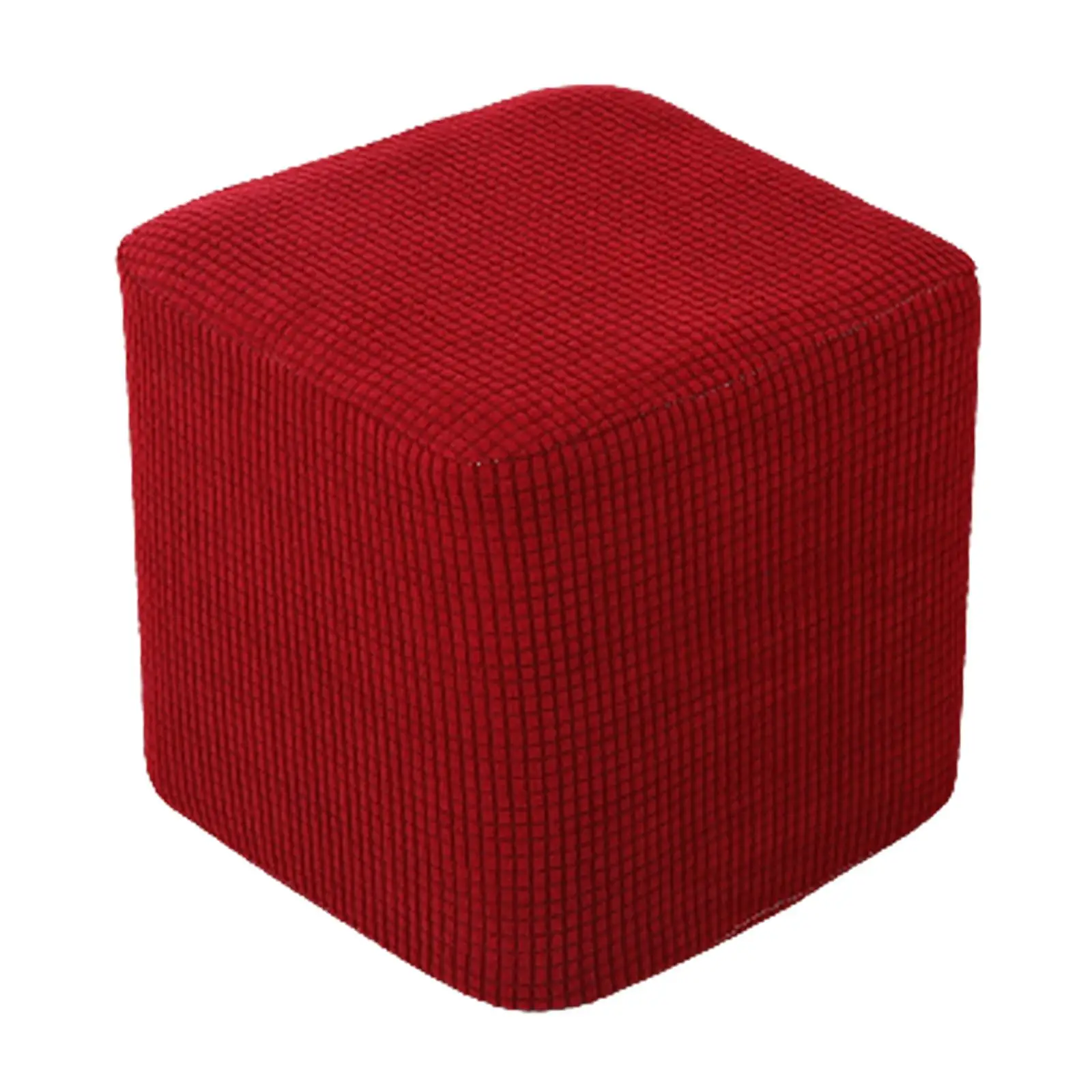 Pouf Covers Protective Polyester Cover with Elastic Furniture 