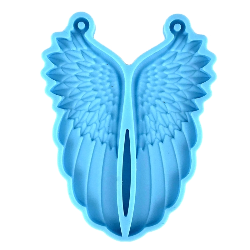 Earrings Mold Dangle Pendant Decorations Angel Wing Mirror Silicone Mold