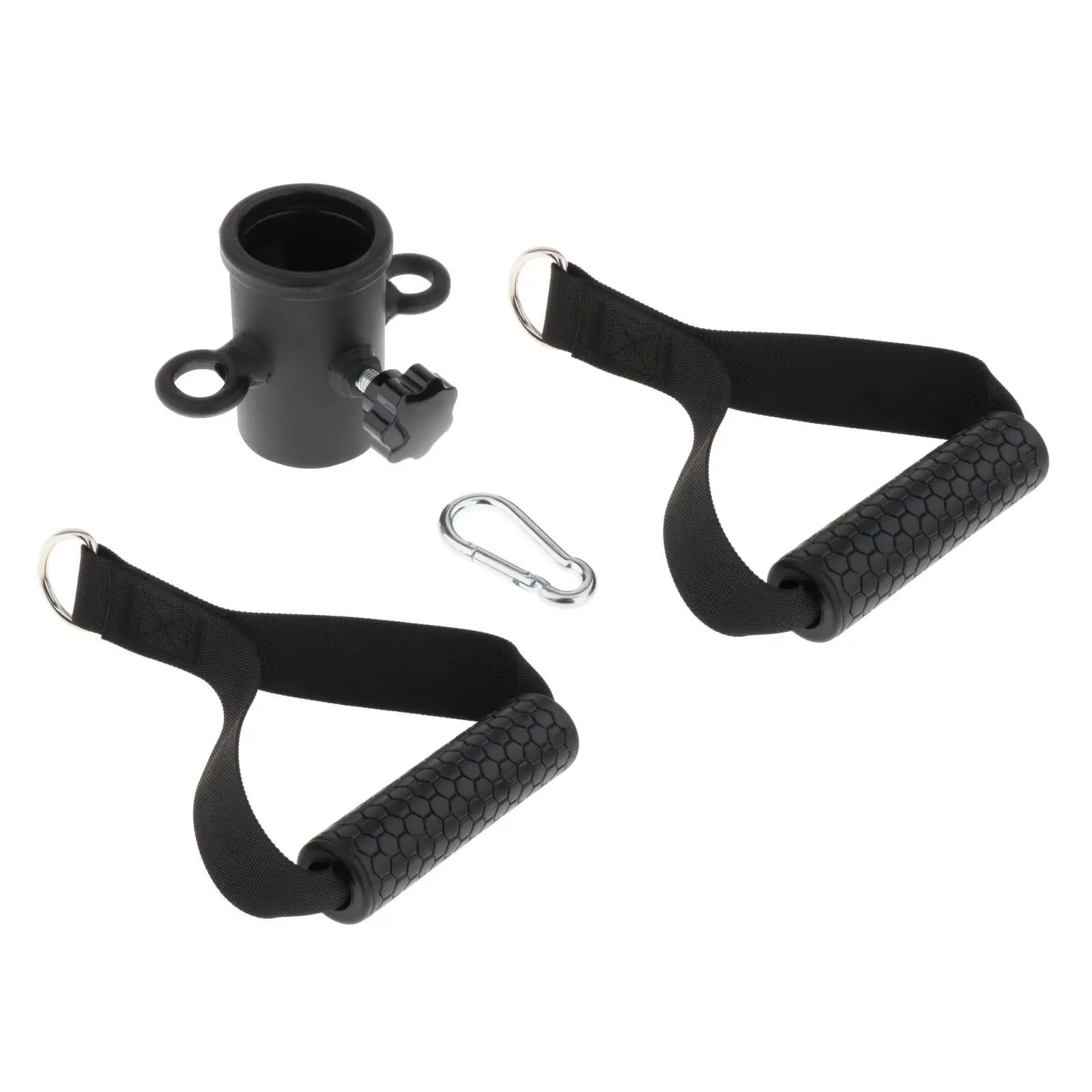 Landmine Double Handle Straps Handle Landmine Attachment Grips for Workout Exercise Home Gym Back Core Strength Training Presses