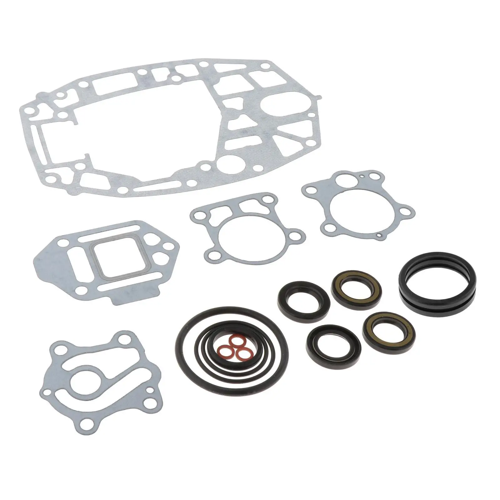 6H4-W0001-20-00 Lower Unit Gasket Kit, 18-2792 Gasket Kit, Fits for Yamaha Pump Base Gasket Oil Seal Wear Plate Gasket