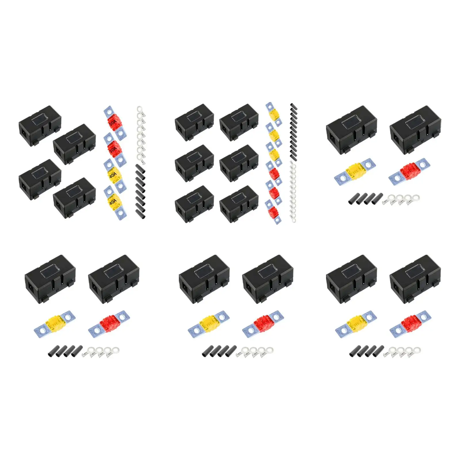 Universal ans Fuse Holder Splashproof Waterproof Dampproof Flame Retardant Durable Multipurpose for Caravans Trucks Rvs