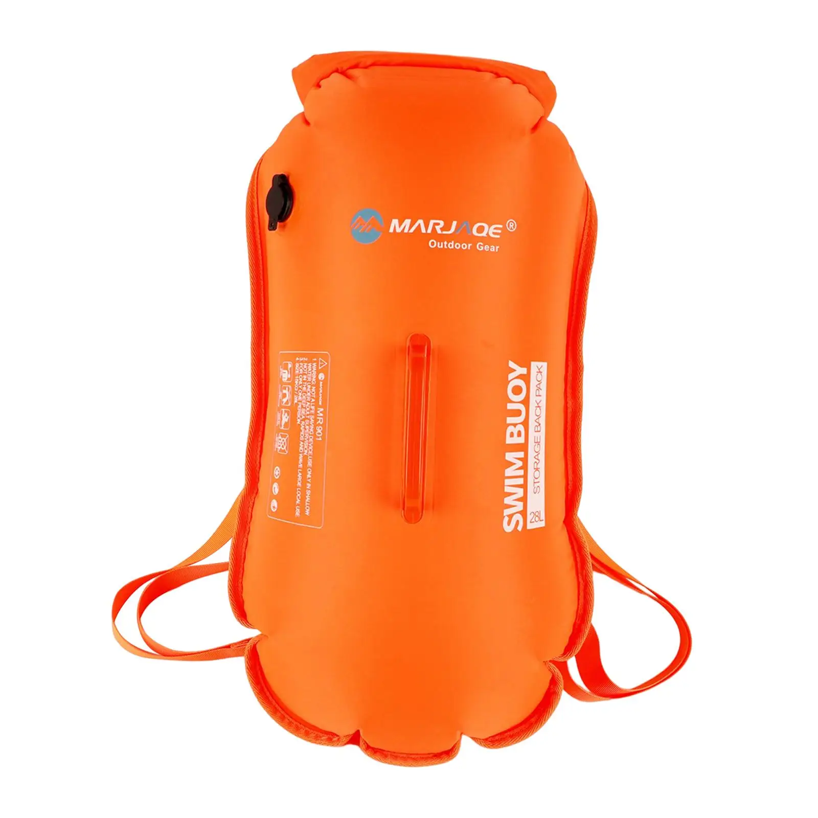 Swim Buoy Float Lightweight with Adjustable Waist Belt with Storage Detachable for Beach Triathletes Camping Snorkelers Training