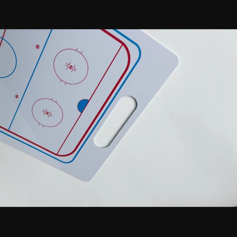 Description Picture 5 of itemIce Hockey Tactic Board PVC Wear-resistant Puck Training Match Coaching Clipboard Portable Ice Hockey Strategy Board Coach Gear