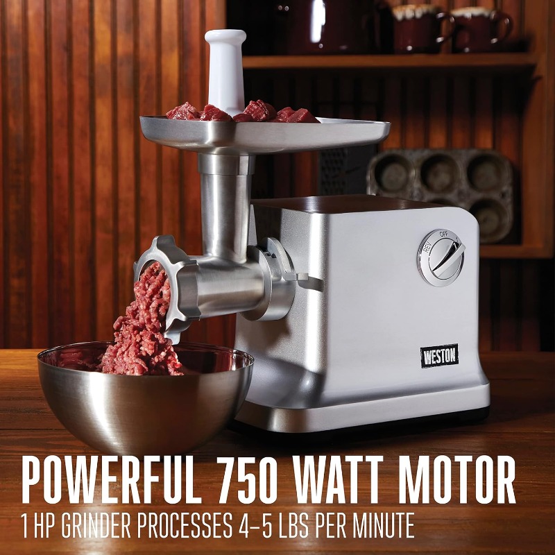 Title 11, Weston Electric Meat Grinder & Sausage Stuffer,...