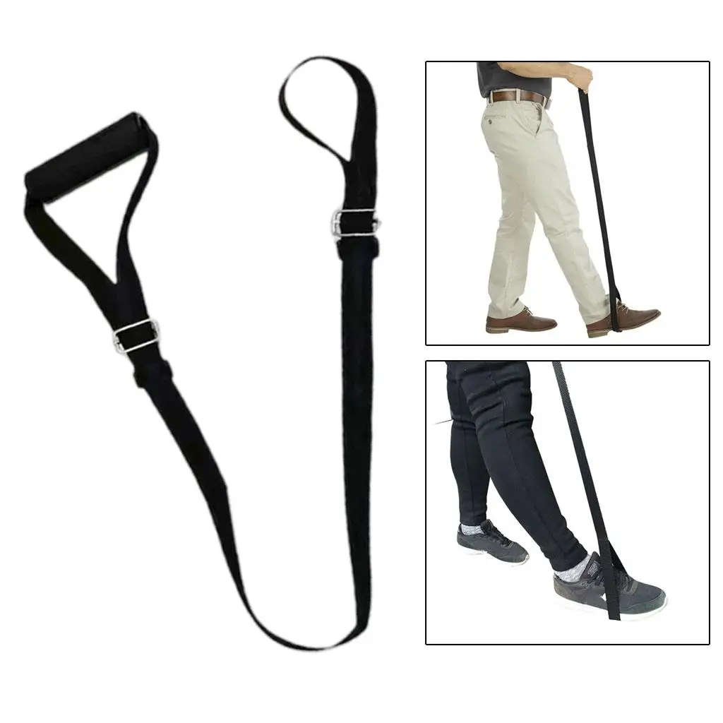 Leg Lifter Strap Practice Walking Nylon Webbing Long Band Mobility Aids Feet Loop for Disability Injury Recovery Bed Couch