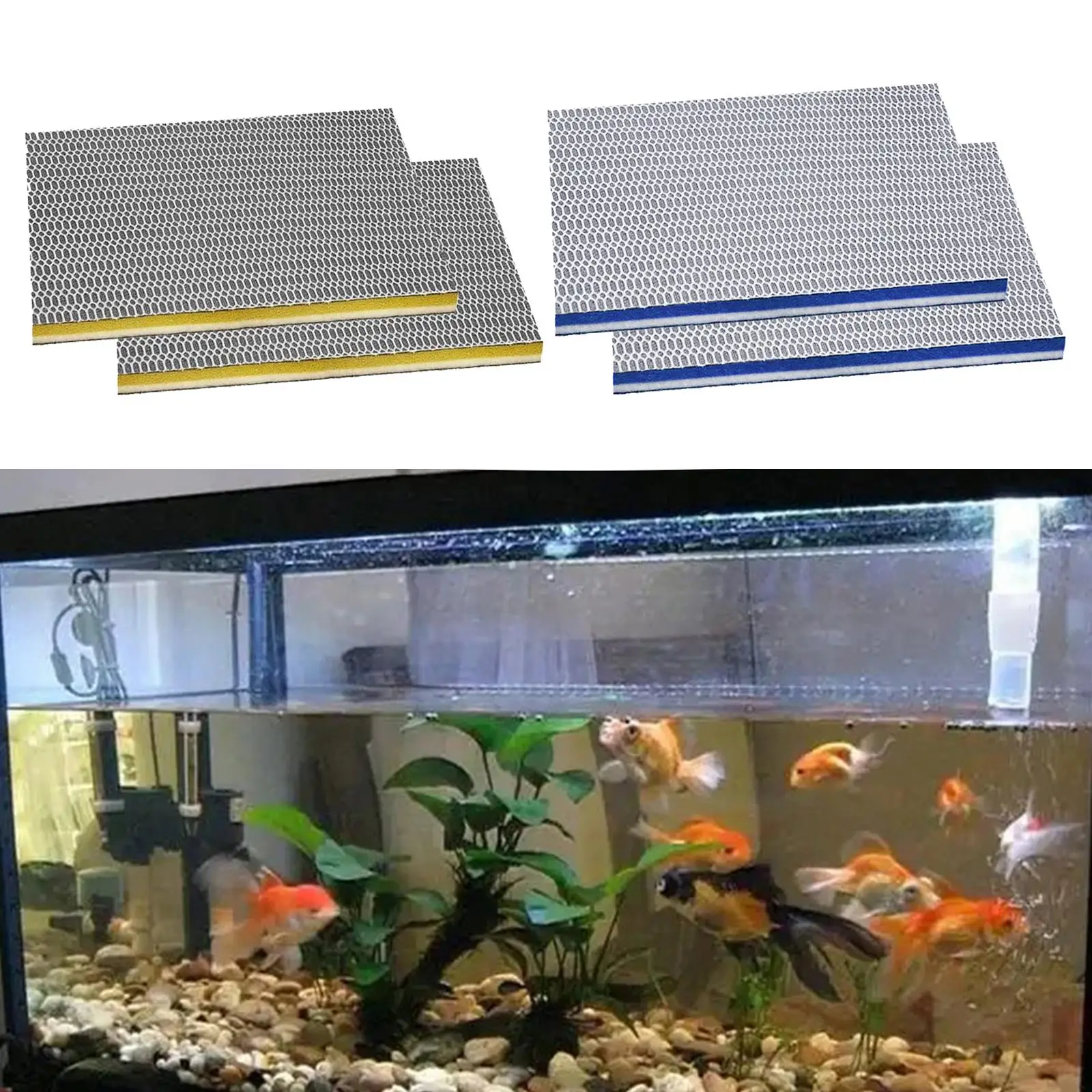 2Pcs Professional Aquarium Media Replaces Cotton for Fish Tank Aquarium Pond