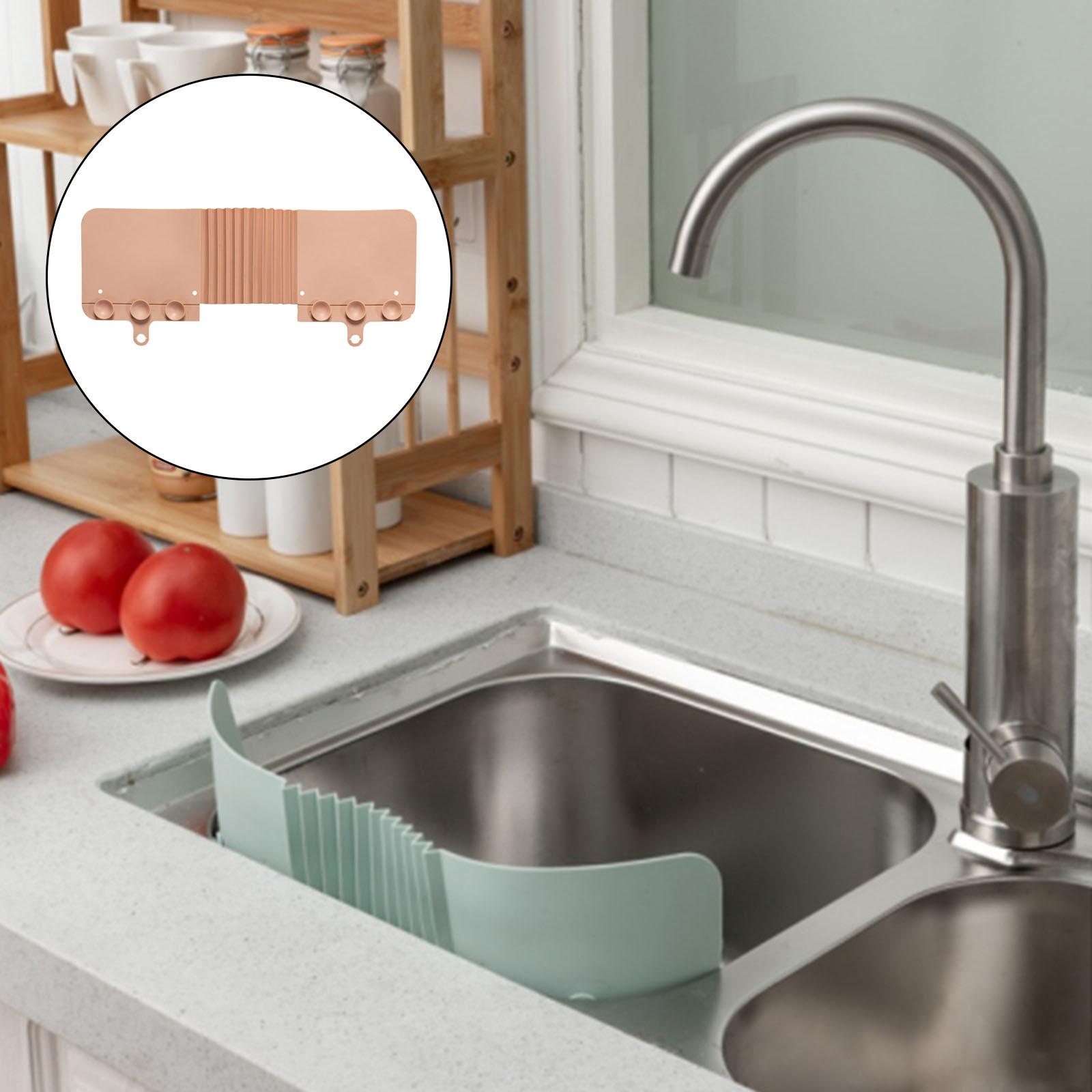 Food Grade Silicone Sink Splash Board, Dish Washing Baffle Board, Kitchen Sink