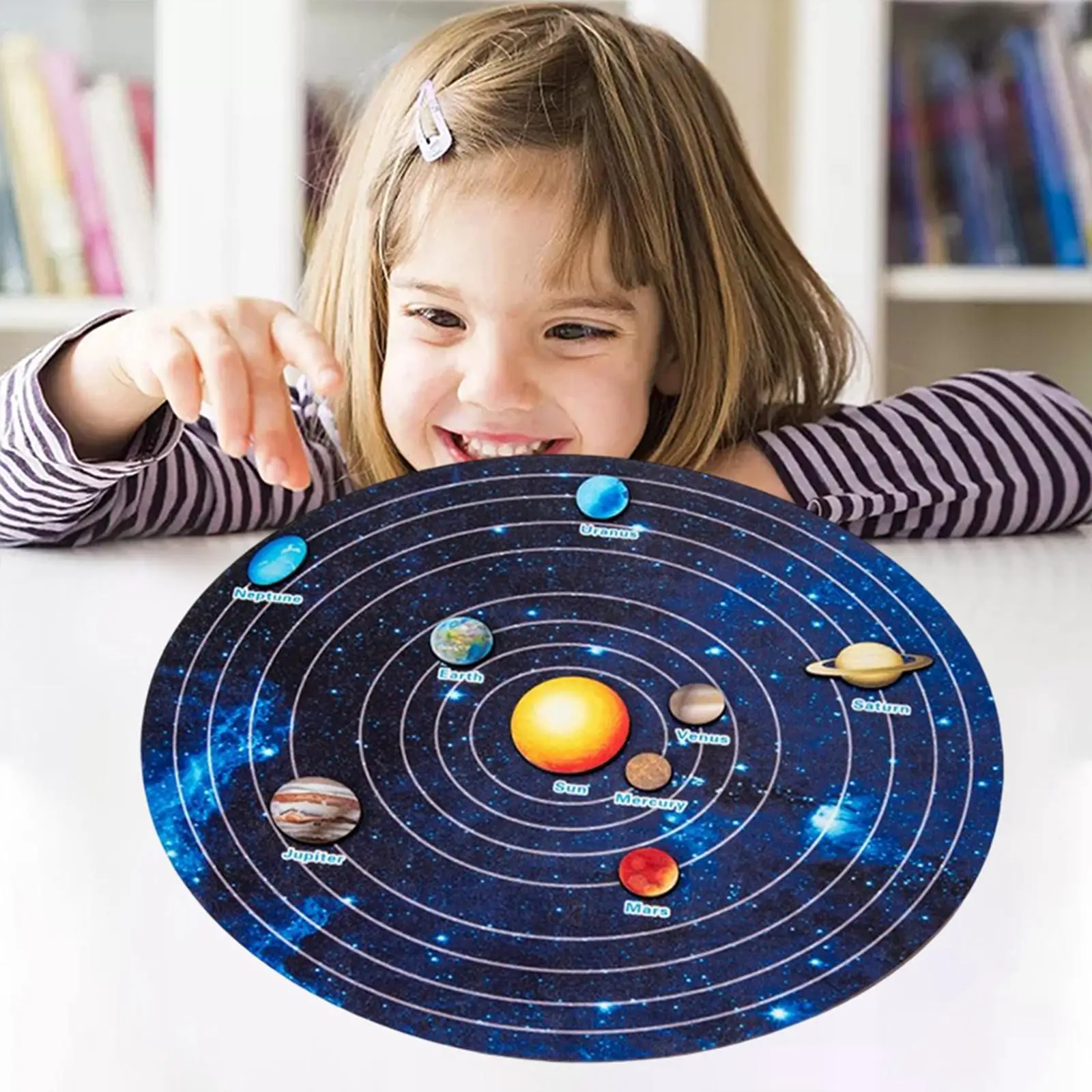 Solar System Eight Planets Cognitive Toys Science Toy for Boys Girls Baby