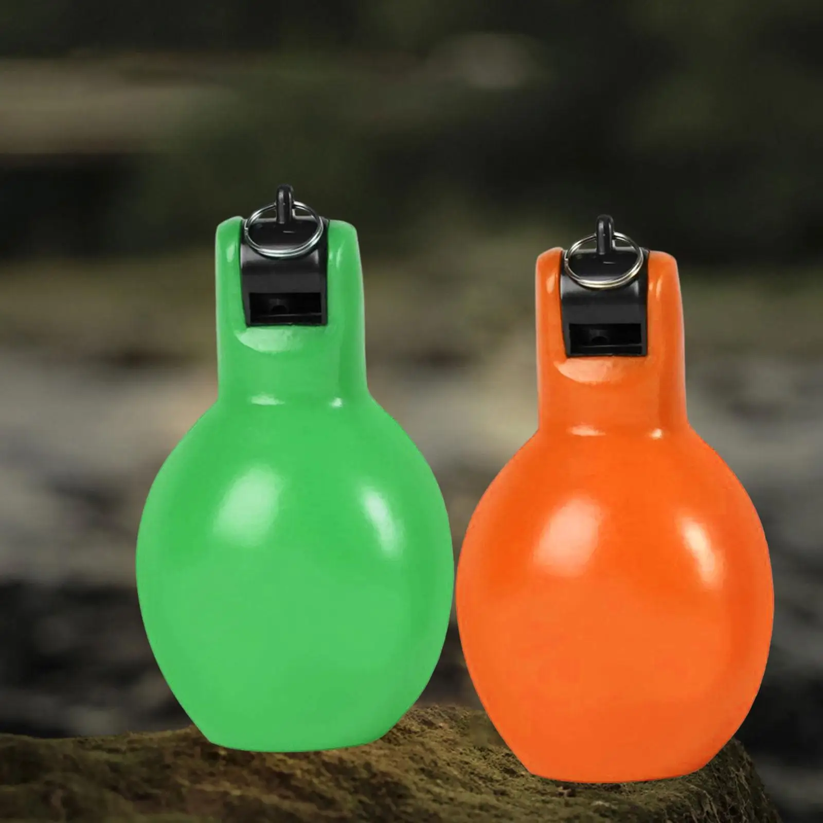 2x Hand Squeeze Whistles Loud Trainer Whistle for Basketball Hiking Training