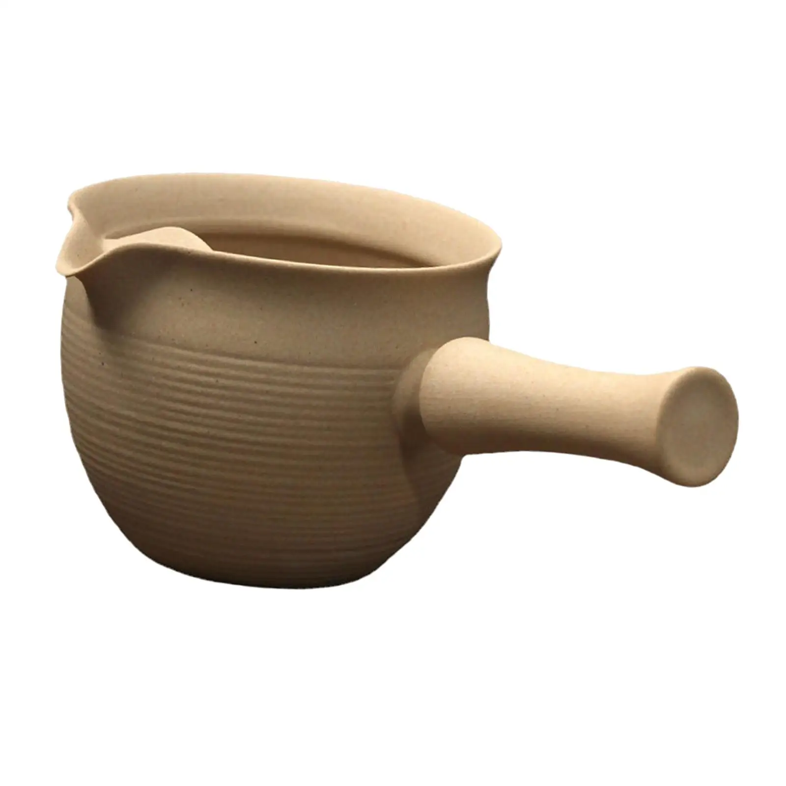 Ceramic Teapot with Side Handle Fair Mug Tea Maker Tea Pottery Male Cup 370ml Household Teapot for Chinese Traditional Tea