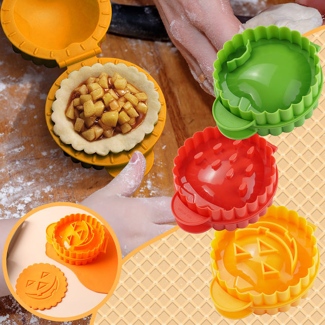 Electric Mini Pocket Pie Maker Machine Non Stick Compact with Crust Cutter  Kitchen - AliExpress