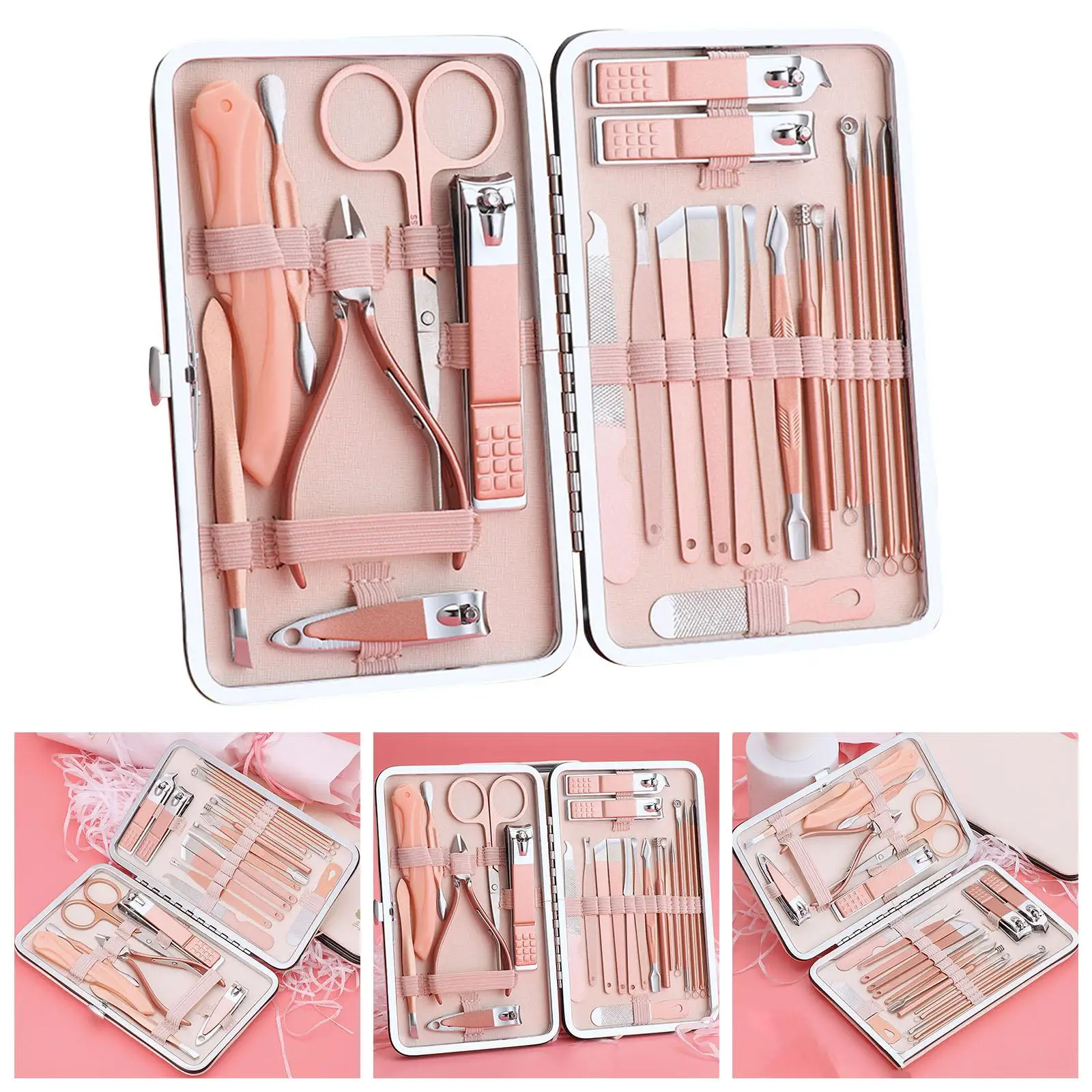 23x Manicure Nail Set Tools Pedicure Scissors for Nail Care