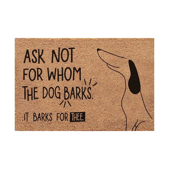 Dachshund Dog Letter Print Anti-Slip Doormat Kitchen Mat Hallway