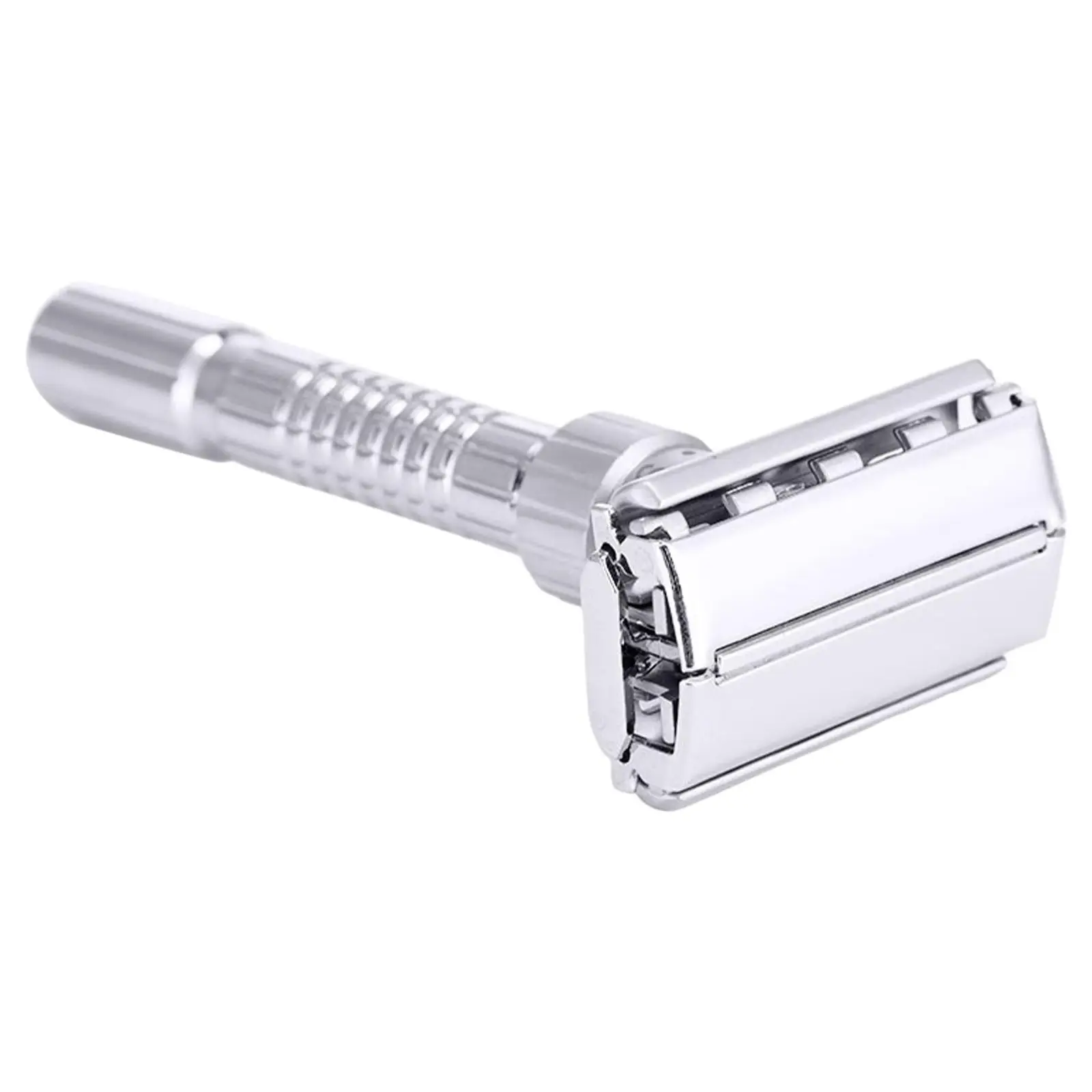 Manual Safety with 5 Zinc Alloy Reusable Shaver, Safety Shaving Everyday Use, Travel Men