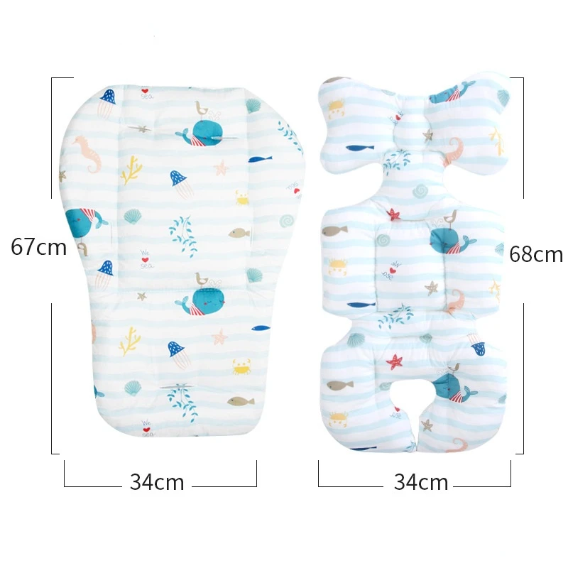 Baby Stroller Cushion Soft Head and Neck Support Car Seat Insert Pillow for Newborn Infant  Accessories for Babies baby stroller accessories best