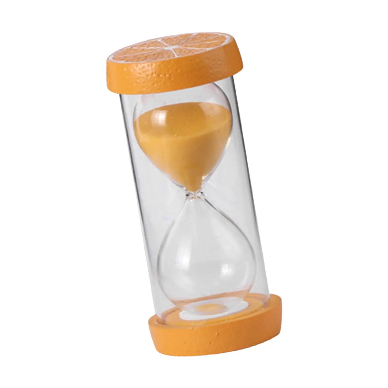 Sand Timer Fruit Sand timer Management Props Multpurpose Creative Brushing Timer Fruit Hourglass for Kitchen Serve Catering