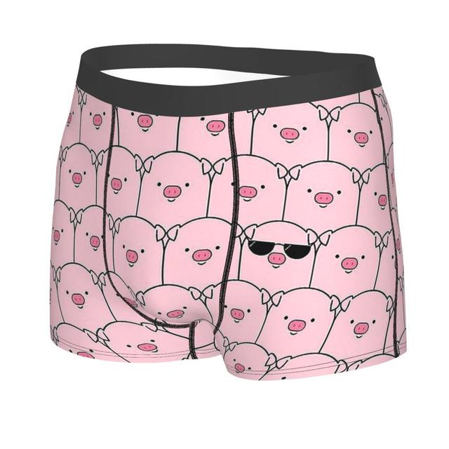 Animal Meme That Cool Pig Underpants Cotton Panties Man Underwear