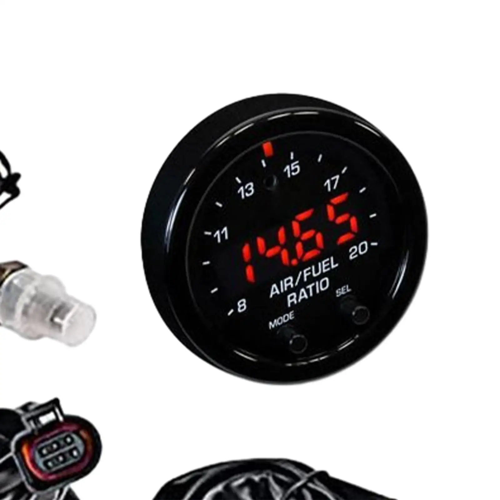 30-0300 x Series Afr Gauge Set Replacement Repair Parts Accessories 52mm 2.04inch Uego Air Fuel Ratio Gauge Set Easy Install