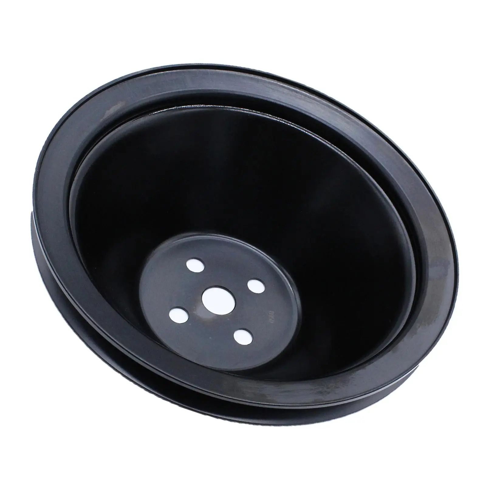 Short Water Pump Pulley  Groove Steel Replacement Black Swp Fit for  Sbc 267 305 400 Small 8 Gen 6./ 400 Ci