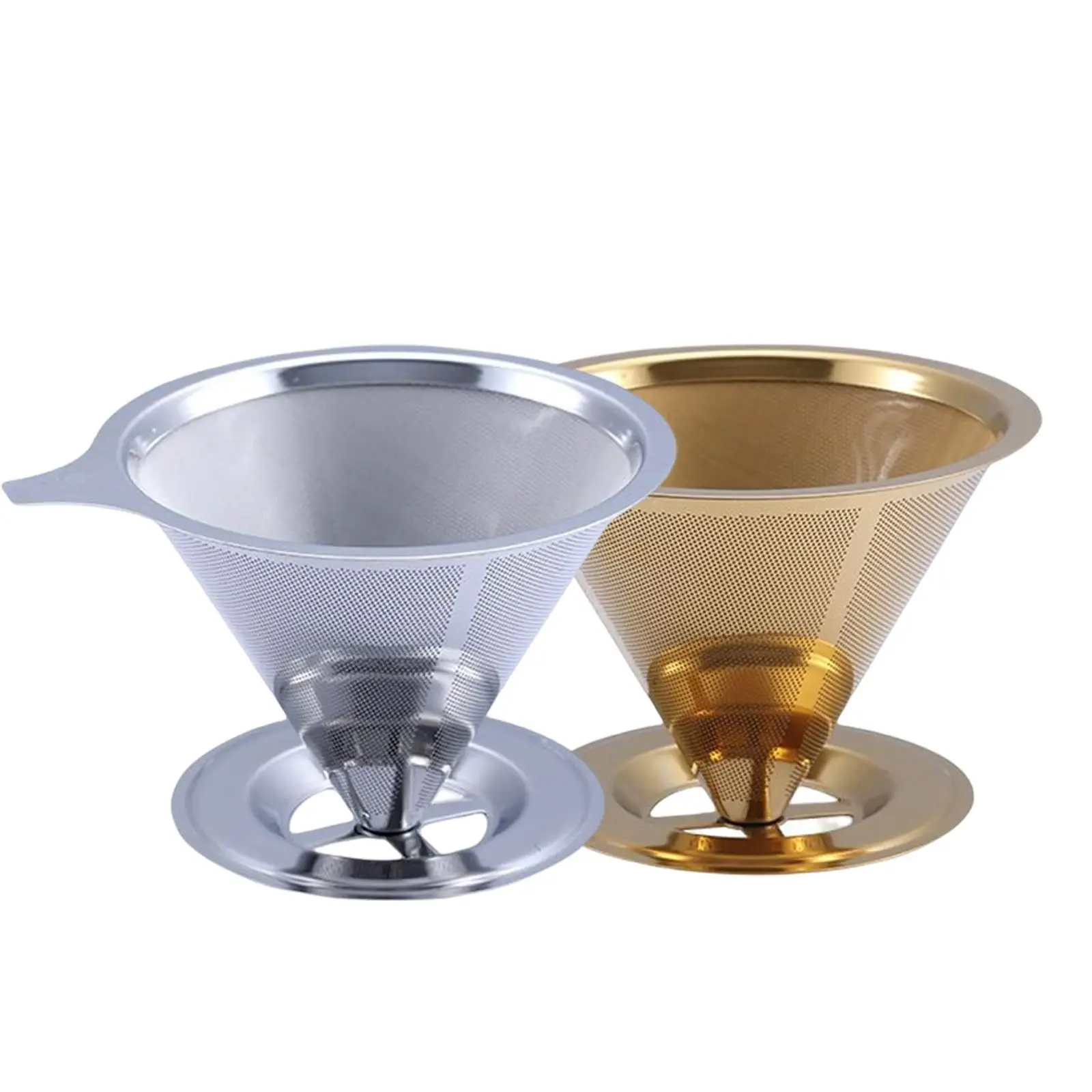 Stainless Steel Coffee Filter for Manual Coffee Maker Permanent Coffee Filter