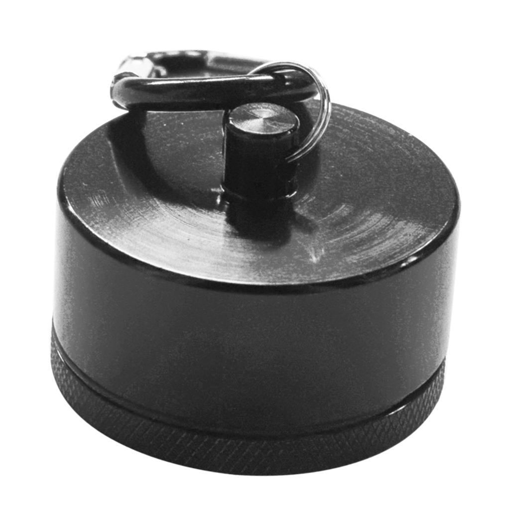Mini Aluminum Pill Fob Box Holder for Cold Tablets Pain Container Keychain Medication Vitamins with Keychain Design