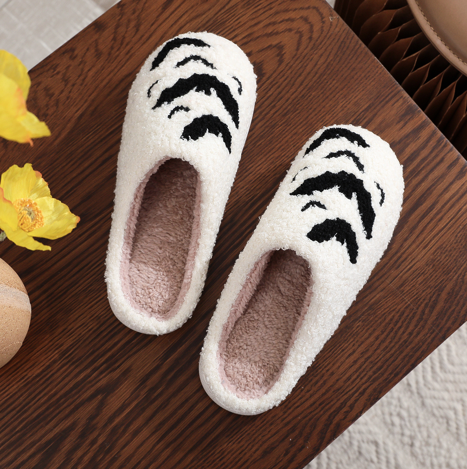 Title 16, Cotton Slippers for Men and Women At Home in Wi...