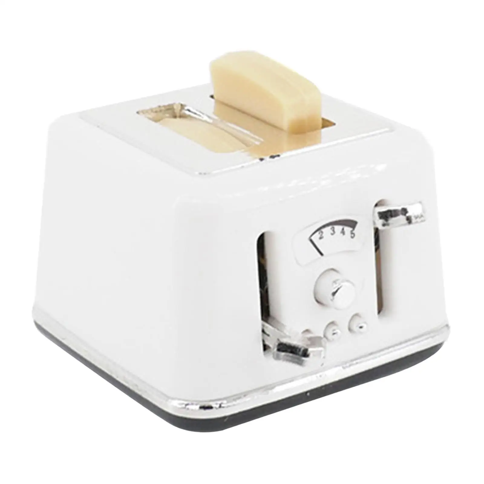 Miniature Toaster Handcrafted Simulated for Kitchen Decoration Replacement