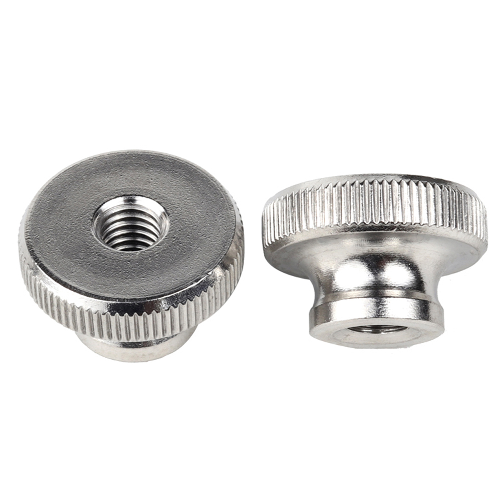 M3 M4-M10 Schwarz Silber Doppelstufige Einstellbare Rändelmutter Handfest Anziehbare Daumenmutter 3D-Drucker Vorhangwandhalterung Anpassbar – Detail 3