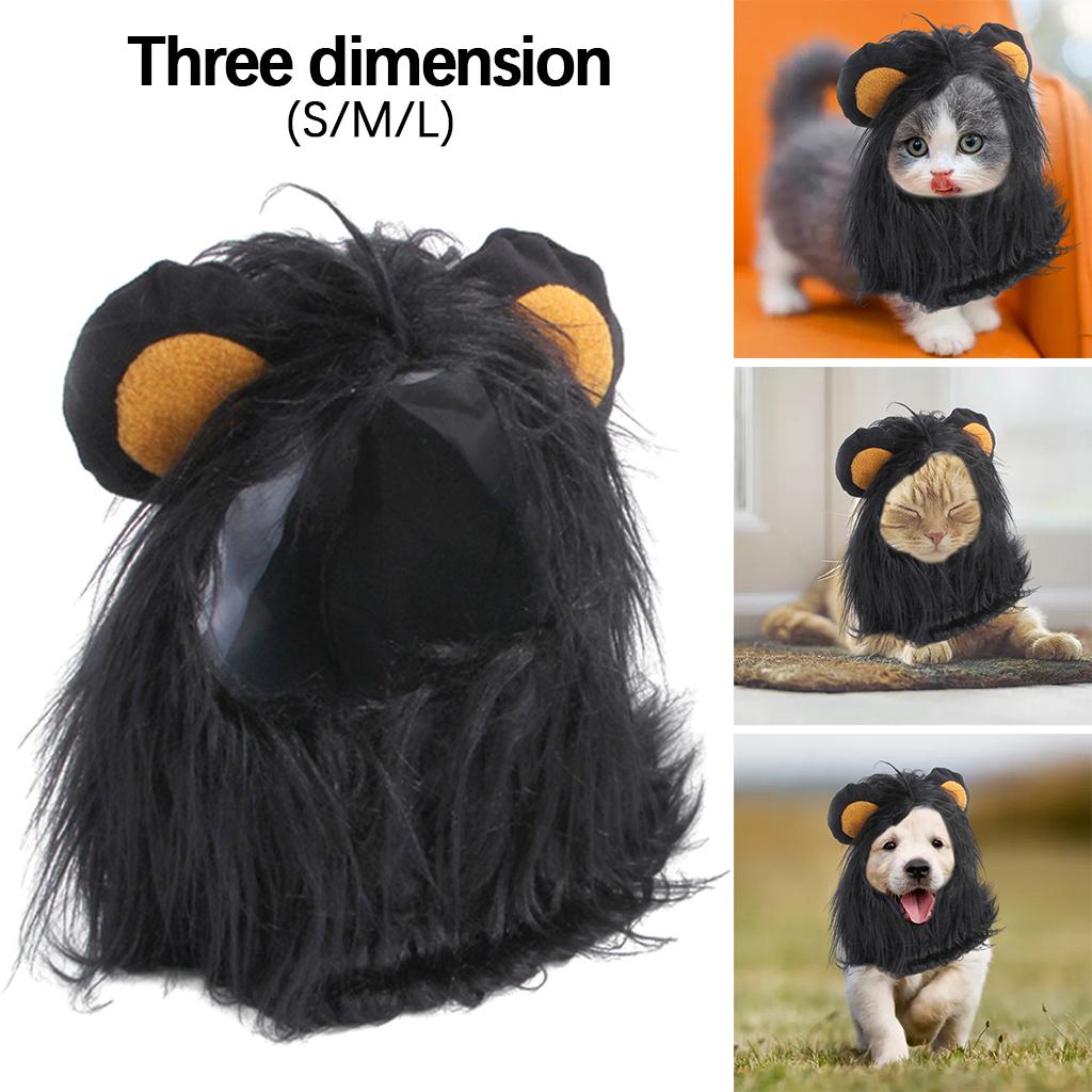 Lion Mane for Cat Cute Pet Clothes Costume Suit Cat Costume for Cat Dress up