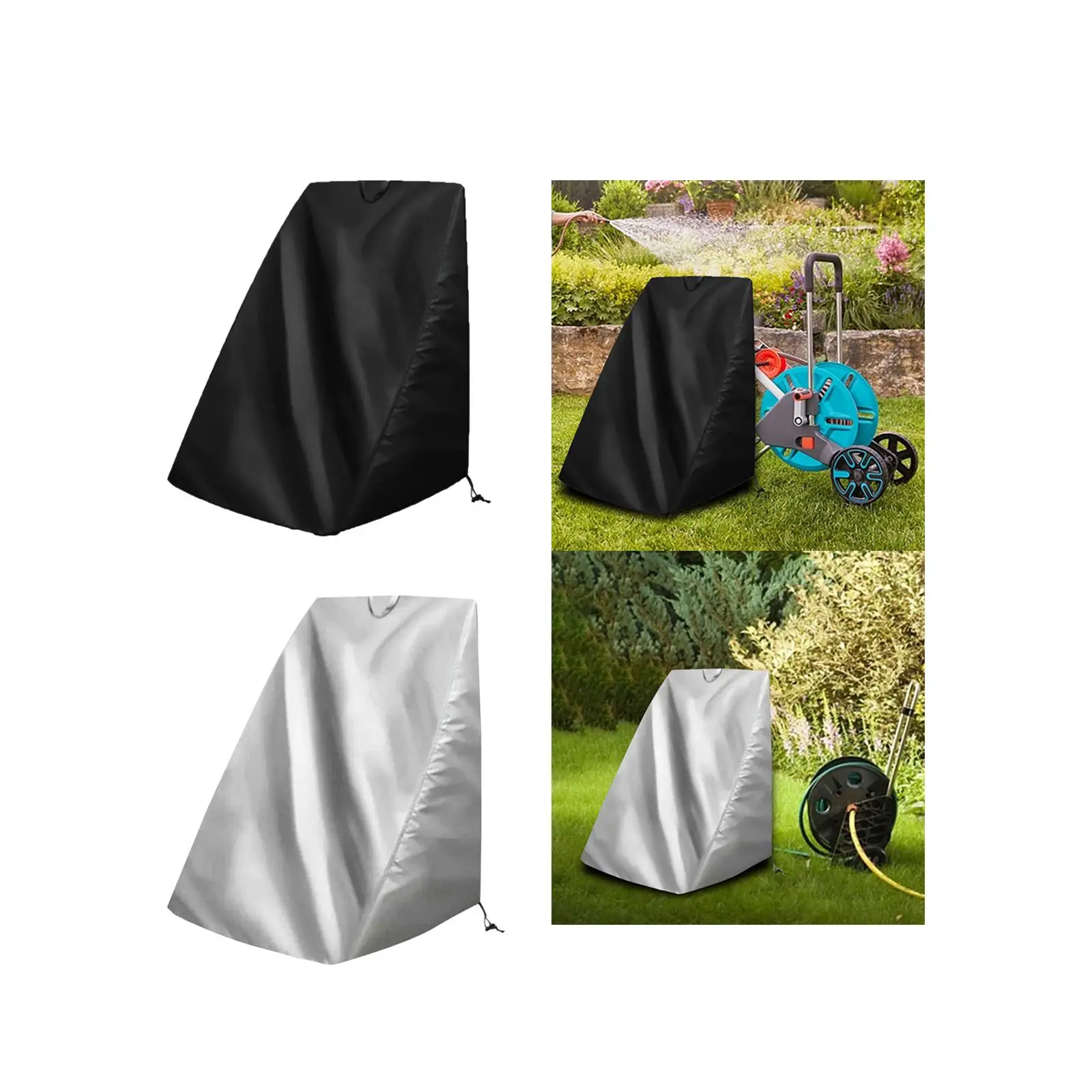 Hose Reel Cover Household All Season Hose Cart Covers for Rewind Hose Storage Rack Water Pipe Holder Stand Hose Reel Holder Home