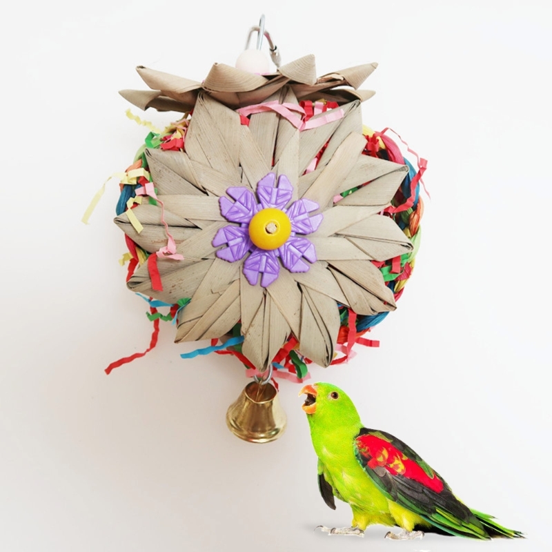 Title 7, Colorful Hanging Parrot Bird Molar Toy Parrot S...