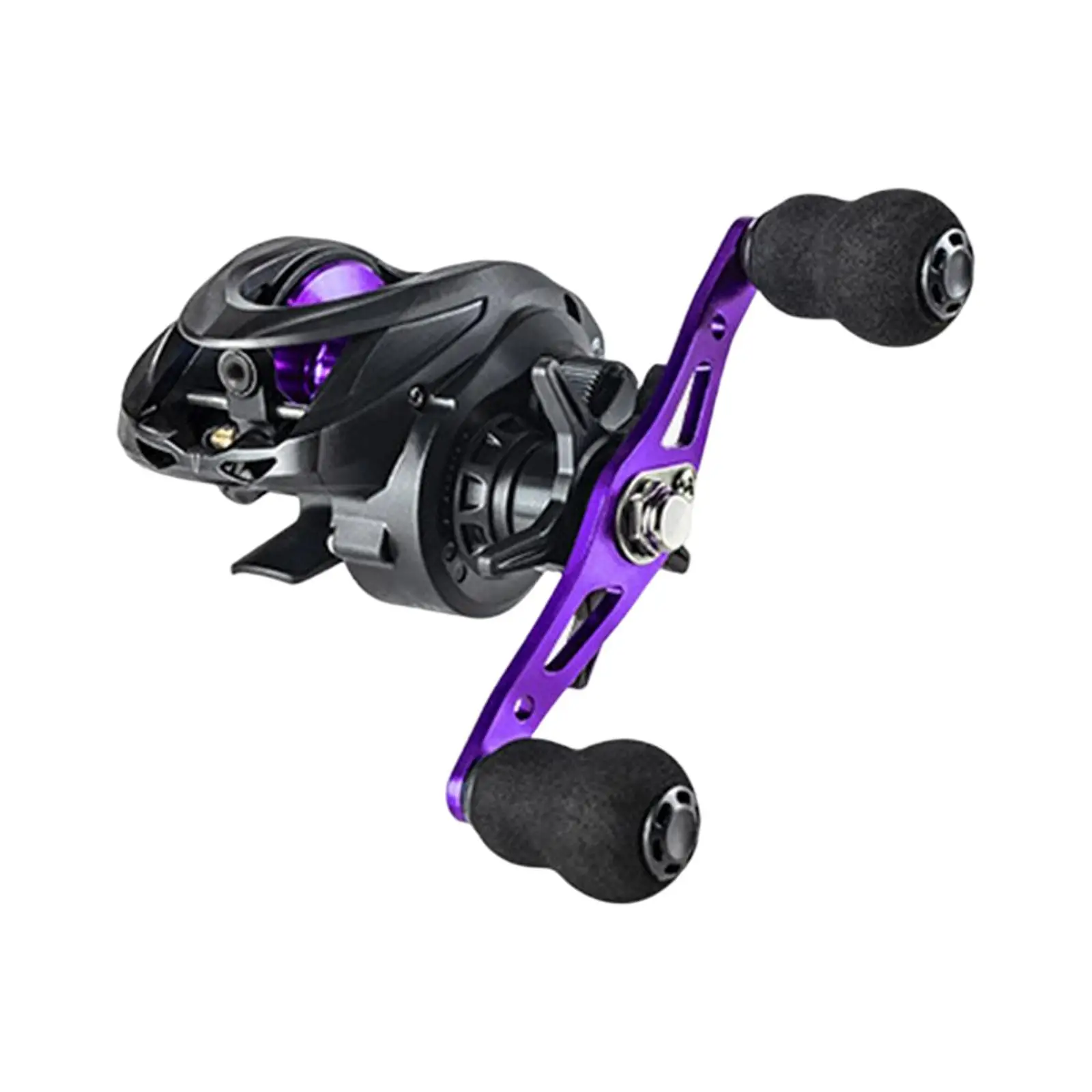 Classic Baitcasting Fishing Reel 6.3:1 Ratio Baitcaster L/R Hand Saltwater for Freshwater Ice Fishing Saltwater