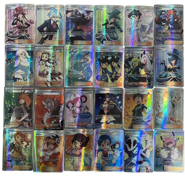 PTCG Pokemon Scarlet Violet Gym Leader Animação Personagens Iono Exclusivo  Acrílico Tijolo Clássicos Anime Coleção Cartões Brinquedo - AliExpress