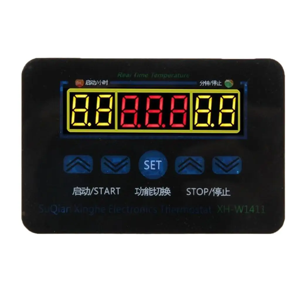 Probe 220V 12V Digital LED Temperature Controller 10A Thermostat Control Switch 