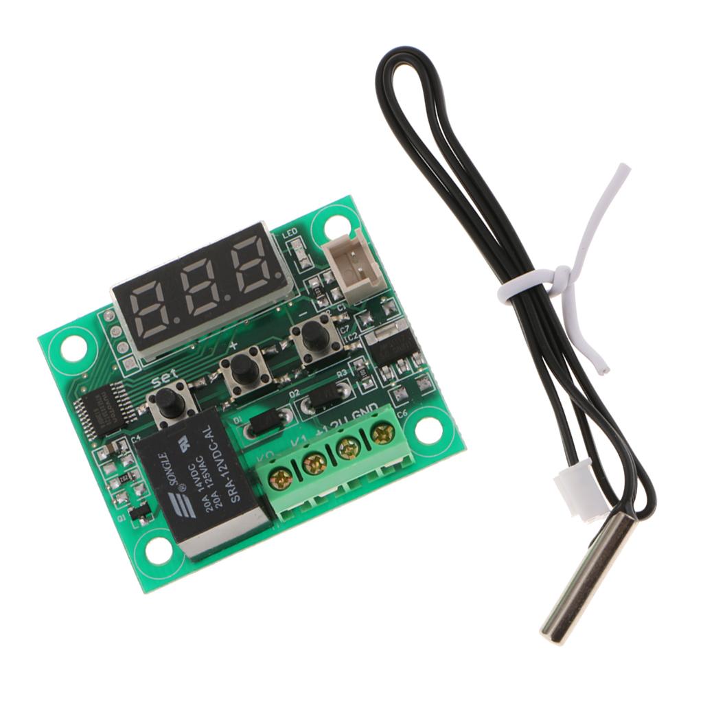 -50+110 12V Thermostat Cooling/Heating Temp Control Sensor Module