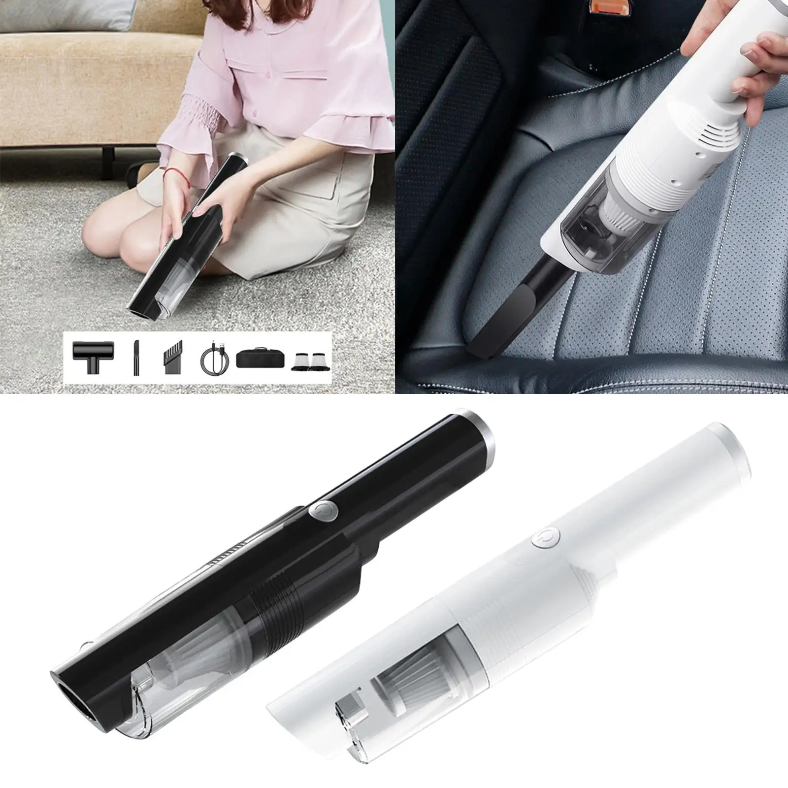 Car Vacuum Cleaner 12000PA 120W Handheld Portable Fit for