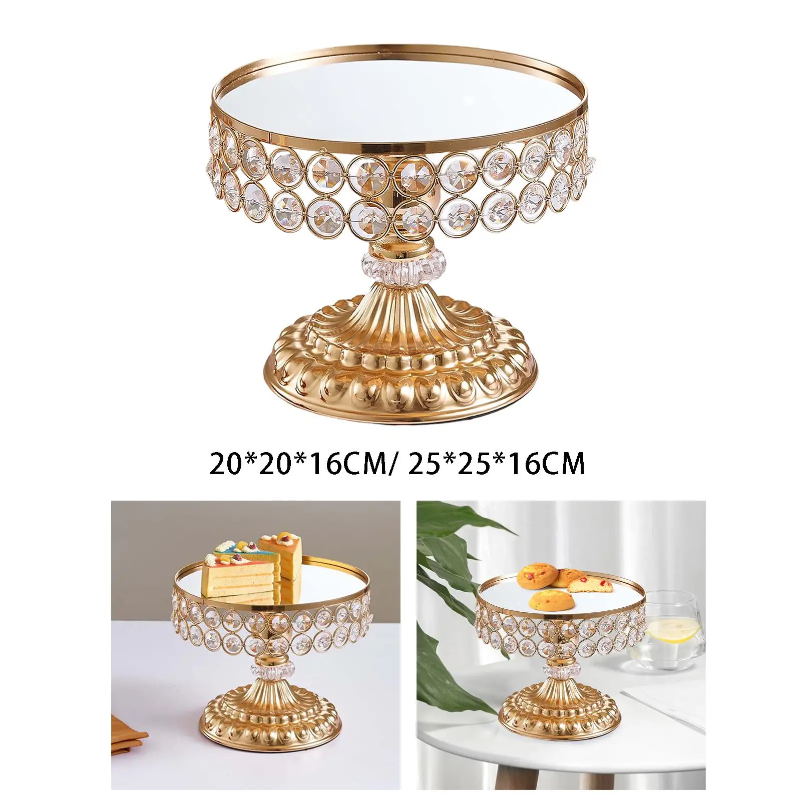 Cake Stand Cookie Pastry Display Stand Cake Pedestal Dessert Cupcake Display Tray for Anniversaries Graduation Ceremony