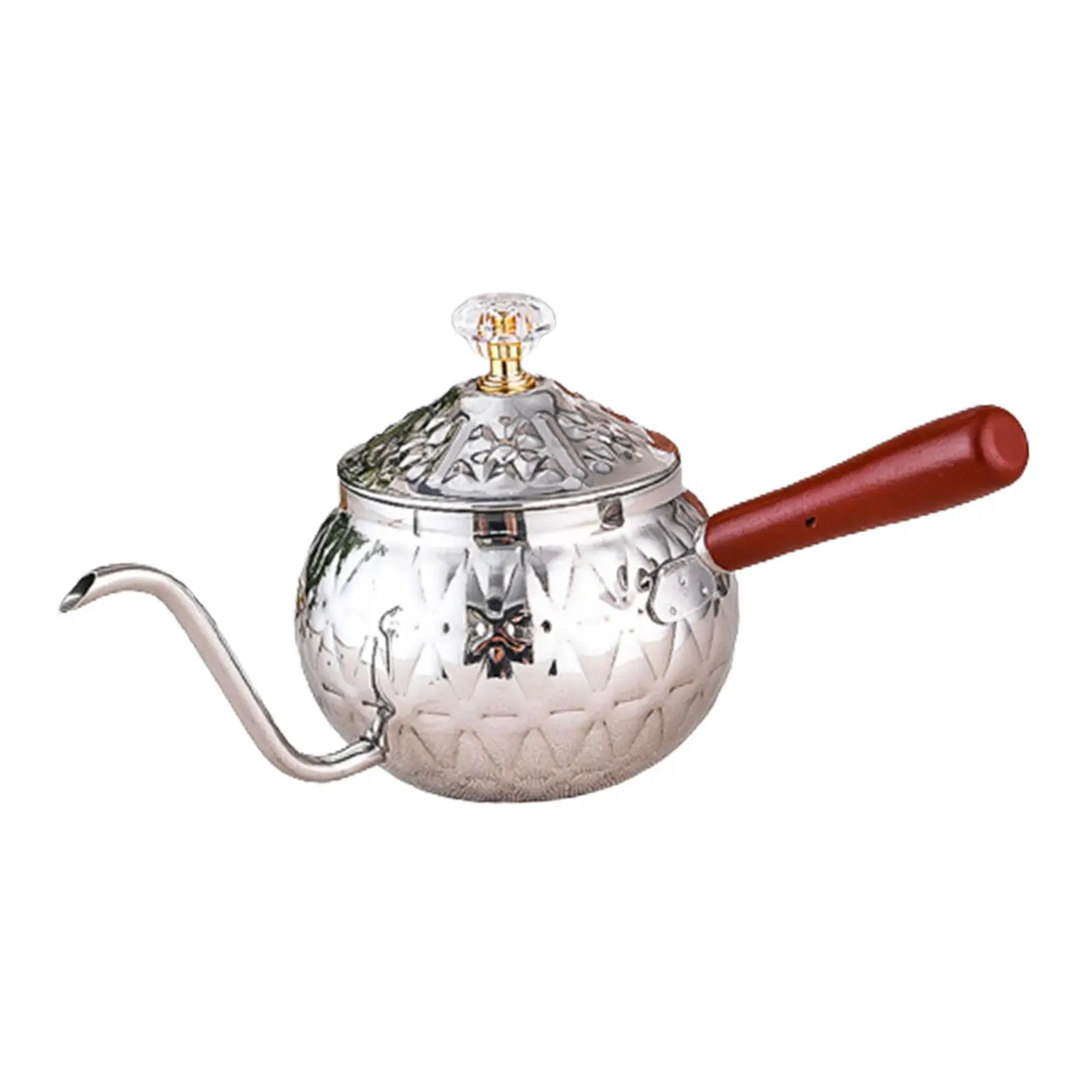 Drip Coffee Kettle 500ml Camping Coffee Pot Narrow Drip Kettle Pour over Kettle for Home Outdoor Coffee Shop Cafe Bar