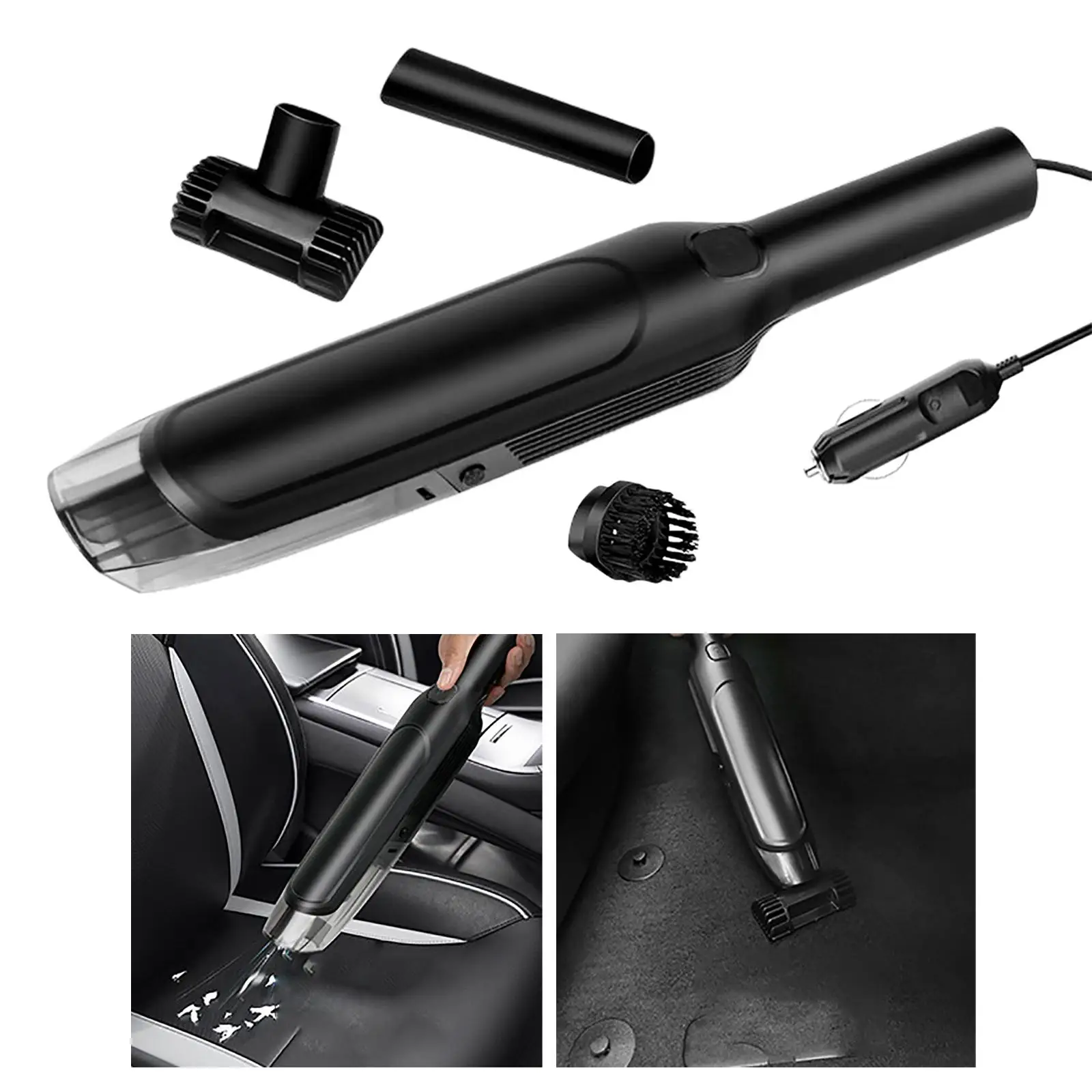 Portable Car Vacuum Cleaner 50000R/Min USB Rechargeable Crevices Fast Charge