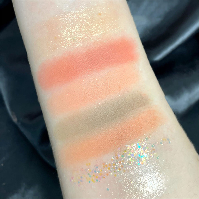 14 Colors Tiger Eyeshadow Palette Glitter Pearlescent