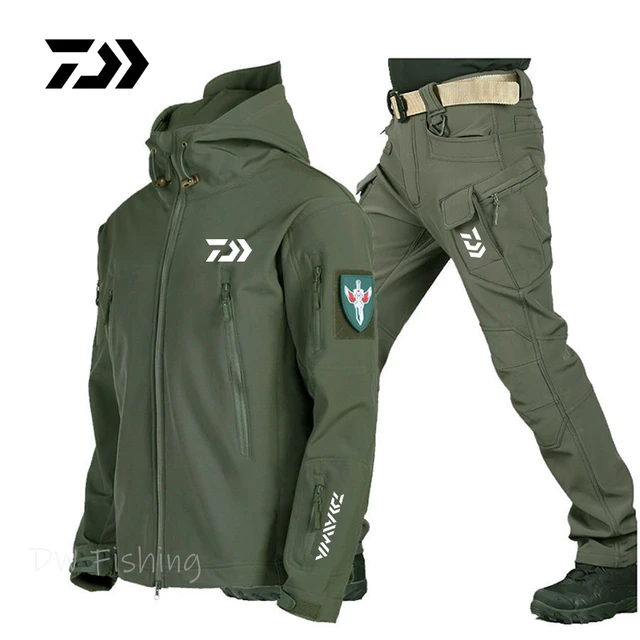 2022 Daiwa Fishing Suit Men Autumn Winter Fishing Clothing Windproof  Waterproof Thermal Military Clothes Outdoor Fishing Jackets - Fishing  Jerseys - AliExpress